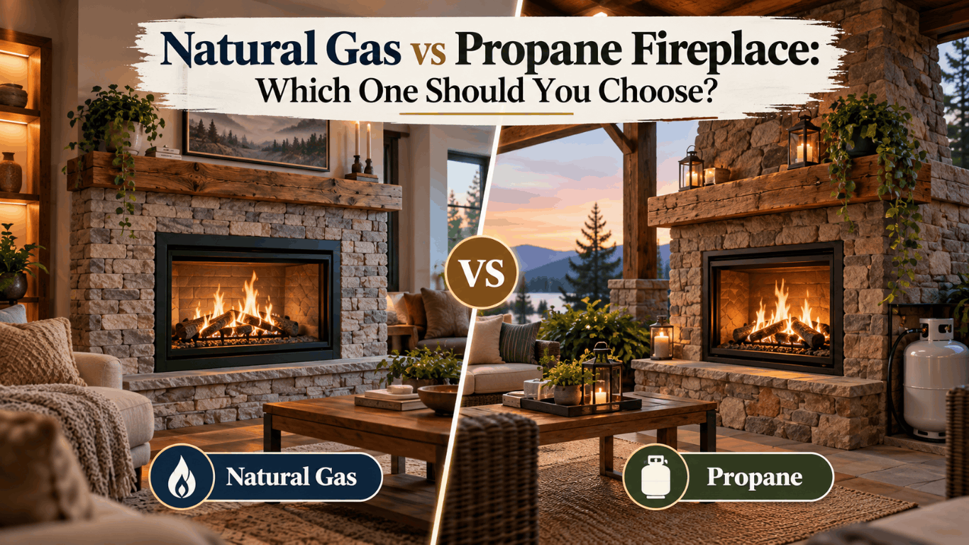 Natural Gas vs Propane Fireplace: Which One Should You Choose? natural gas vs propane fireplace which one should you choose