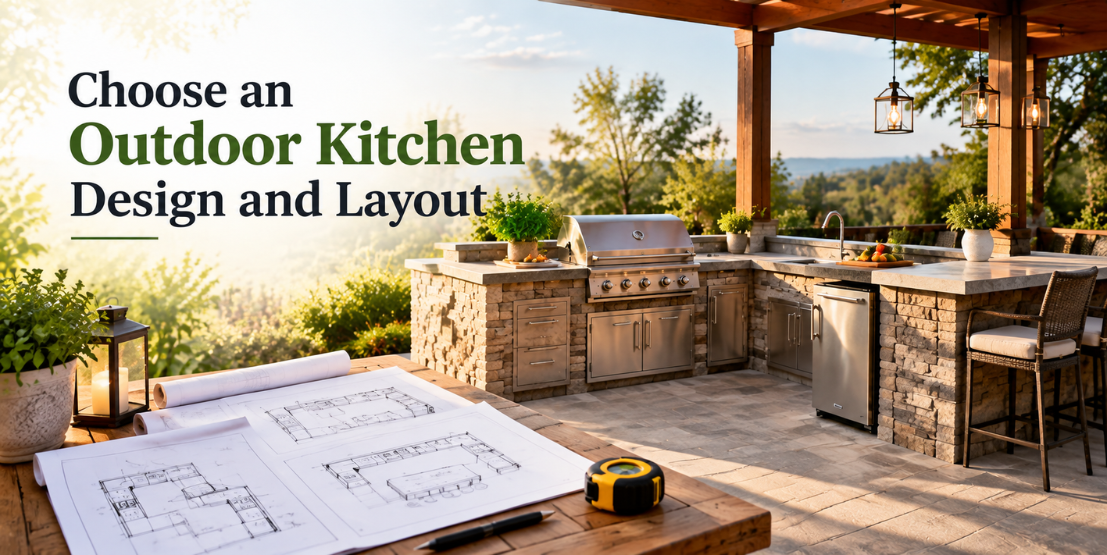 outdoor kitchen design and layout options