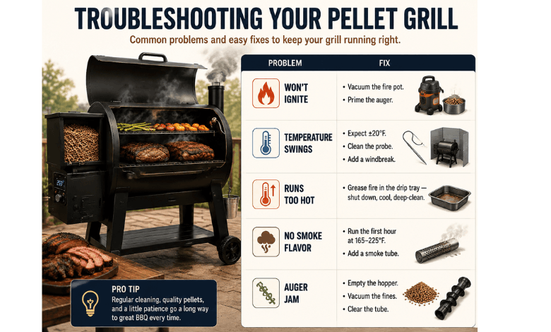 pellet grill troubleshooting chart